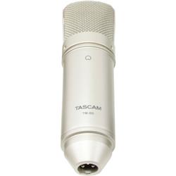 TASCAM TM-80 Studio Condenser Microphone, Silver