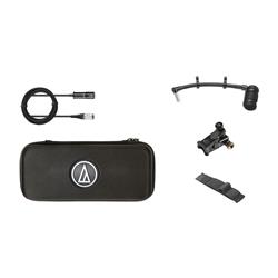 AUDIO TECHNICA Wireless Cardioid Condenser Instrument Microphone - With Universal Clip-On Mounting System