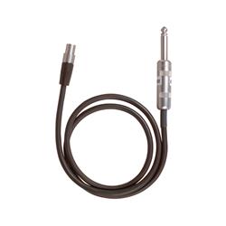 SHURE WA302 Intrument & Guitar Cable with 1/4" Phone and 4-pin Mini Connector (2.5') | For T1, UT1, SC1, LX1, ULX1, UC1 and U1 