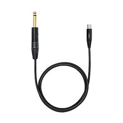 SHURE WA306 Instrument Cable for Compatible SHURE Transmitters | Gold-Plated Neutrik 1/4" Phone Plug | For BLX, PGX-D, SLX, ULX