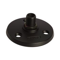 SHURE A13HD Heavy-Duty Mounting Flange for Gooseneck and Shaft Microphone Mounts (Matte Black)