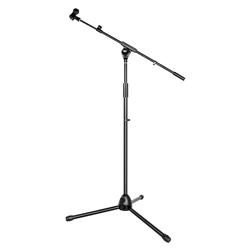 iCAN One-hand Adjustable Clutch Microphone Stand, Black - MS126(Open Box)