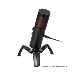 YANMAI Q18 RGB Perfect Sound Quality Studio Microphone, Black(Open Box)