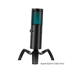 YANMAI Q18 RGB Perfect Sound Quality Studio Microphone, Black(Open Box)