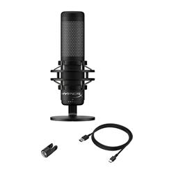 HYPERX QuadCast S RGB USB Condenser Microphone, Black-Grey