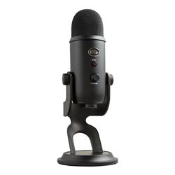 Blue Yeti Microphone (Blackout) | 16-Bit/48 kHz Resolution(Open Box)