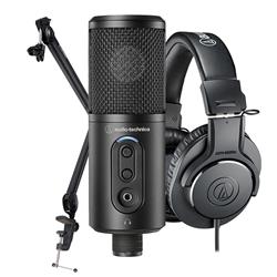 Pack de création de contenu Audio-Technica pour les podcasts, le streaming et les jeux