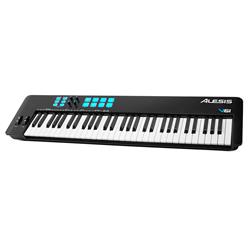 ALESIS V61 MKII 61-Key USB-MIDI Keyboard Controller, Black