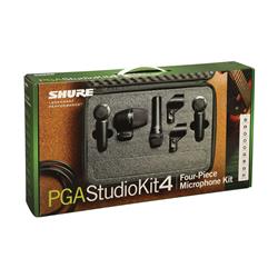 SHURE PGAStudioKit4 4-Piece Studio Microphone Kit