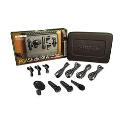 SHURE PGAStudioKit4 4-Piece Studio Microphone Kit