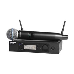 SHURE GLXD24R/B87A Handheld Wireless System with Beta 87A Microphone (Z2 Band: 2400 - 2483.5 MHz)