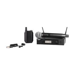 SHURE GLXD124R/85 Handheld and Lavalier Combo Wireless System (Z2 Band: 2400 - 2483.5 MHz)