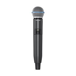 SHURE GLXD2 Handheld Transmitter with Beta 58A Microphone Element (Z2 Band: 2400 - 2483.5 MHz)