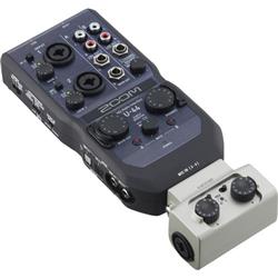 ZOOM U-44 Handy 4-In/4-Out Audio Interface | Record with Mics, Instruments, and More | Fits in the Palm of Your Hand | High-Qua