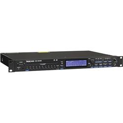 TASCAM CD-500 Single-Rackspace CD Player (Balanced) (CD-500B) | Slot-Loading Mechanism | MP3 and WAV CD Support | Stereo RCA Ou