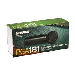 SHURE PGA181 Side-Address Condenser Microphone, Black