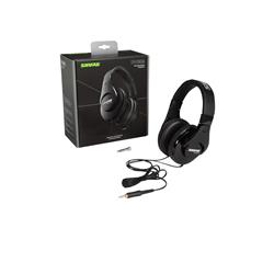 SHURE SRH240A-BK Closed-Back Professional Headphones, Black