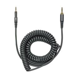 AUDIO TECHNICA HP-CC Replacement Cable for ATH-M40x and ATH-M50x Headphones (Black, Coiled)