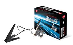 MSI HERALD-BE NCM865 Wi-Fi 7 & Bluetooth 5.4 PCIe Adapter(Open Box)