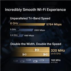 TP-Link Archer TBE552E BE9300 Wi-Fi 7 Bluetooth 5.4 Adaptateur PCI-E