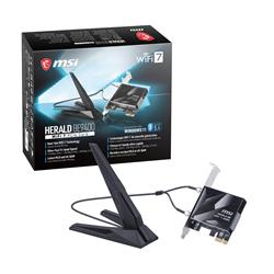 MSI HERALD BE9400 Tri-Band WiFi 7 Bluetooth 5.4 PCIe Card