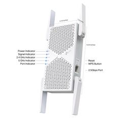 TP-Link RE405BE BE6500 Dual Band Wi-Fi 7 Range Extender