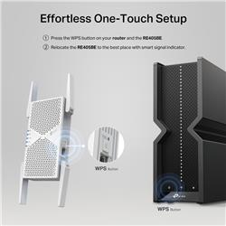 TP-Link RE405BE BE6500 Dual Band Wi-Fi 7 Range Extender