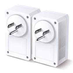 TP-Link (TL-PA7017P KIT) AV1000 Gigabit Passthrough Powerline Starter Kit. Home Plug AV2 Standard. Up to 1000 Mbps data transfe