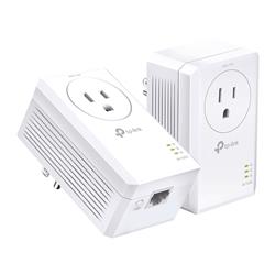 TP-Link (TL-PA7017P KIT) AV1000 Gigabit Passthrough Powerline Starter Kit. Home Plug AV2 Standard. Up to 1000 Mbps data transfe