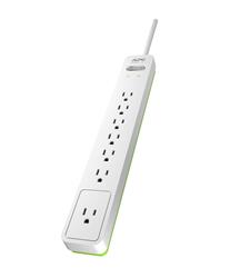 APC PE76W SurgeArrest 7-Outlets Surge Protector -  1440-Joules White (PE76W) - 6-feet Power Cord