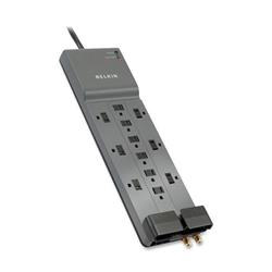 BELKIN SurgeMaster Professional 12-Outlets 3,940 Joules 8 ft Surge Protector with Phone Line Protection (BE112230-08)(Open B...