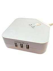 iCAN 2 Outlets 3 USB-A Power Strip, 3ft Cord