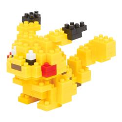 Nanoblock Pokemon Series Pikachu | Building Blocks | Fit & Snap By Hand!