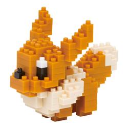 Nanoblock Pokemon Series Eevee | Building Blocks | Fit & Snap By Hand!