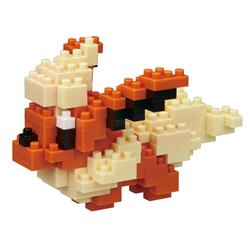 Nanoblock Pokemon Series Flareon | Building Blocks | Fit & Snap By Hand!