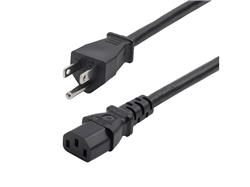StarTech.com 8ft (2.4m) Computer Power Cord, NEMA 5-15P to IEC 60320 C13 AC Power Cable, 13A 125V, 16AWG, Replacement Power Cab