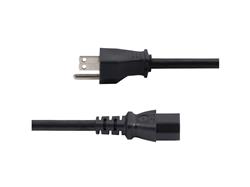 StarTech.com 8ft (2.4m) Computer Power Cord, NEMA 5-15P to IEC 60320 C13 AC Power Cable, 13A 125V, 16AWG, Replacement Power Cab