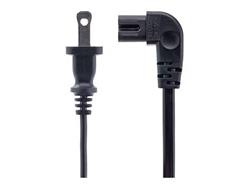 StarTech.com 6ft (1.8m) Laptop Power Cord, NEMA 1-15P to Right Angle C7, 7A 125V, 18AWG, Laptop Charger Cable, Replacement Powe