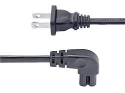 StarTech.com 6ft (1.8m) Laptop Power Cord, NEMA 1-15P to Right Angle C7, 7A 125V, 18AWG, Laptop Charger Cable, Replacement Powe