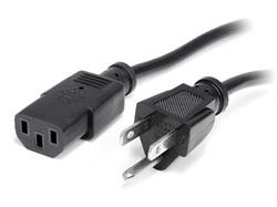 Câble d'alimentation pour ordinateur StarTech de 1,8 m (6 pi), NEMA 5-15P vers C13, 10 A 125 V, 18 AWG, homologué UL