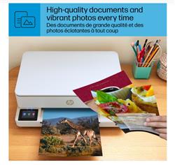 HP Envy 6155e Wireless 3-in-1 Color Inkjet Printer, White