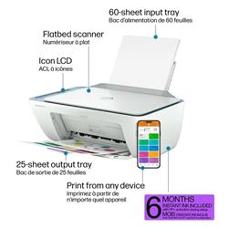 HP DeskJet 2842e All-in-One Inkjet, Printer, Skyride, Print/Copy/Scan