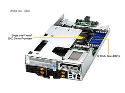 SUPERMICRO GrandTwin SuperServer 2U2N  (SYS-212GT-DNAF) Intel Xeon 6979P 120C/240T, 96GB DDR5-6400 2Rx4 (24Gb) ECC RDIMM ( x24)
