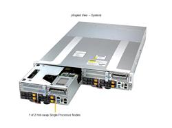 SUPERMICRO GrandTwin SuperServer 2U2N  (SYS-212GT-DNAF) Intel Xeon 6979P 120C/240T, 96GB DDR5-6400 2Rx4 (24Gb) ECC RDIMM ( x24)