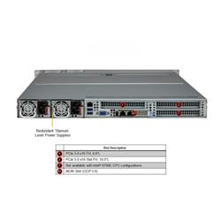 Serveur Hyper SuperSever 1U SUPERMICRO (H14DSH, CSE-HS101-R000NFP) AMD EPYC 9654 96C/192T, 32 Go DDR5-5600 2Rx8 ECC RDIMM (x...