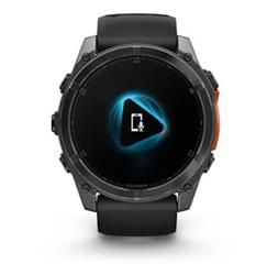 Garmin fenix 8 – 51 mm, AMOLED Slate Gray with Black Silicone Band