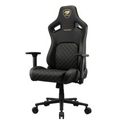 COUGAR Defensor Gold Gaming Chair Black/ Gold Leatherette
