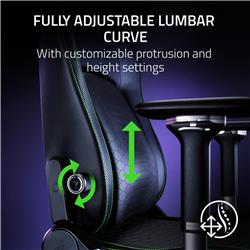 RAZER Iskur V2 Gaming Chair, Black and Green