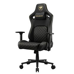 COUGAR Defensor Gold Gaming Chair Black/ Gold Leatherette
