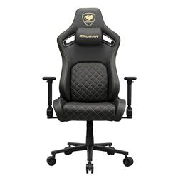 COUGAR Defensor Gold Gaming Chair Black/ Gold Leatherette